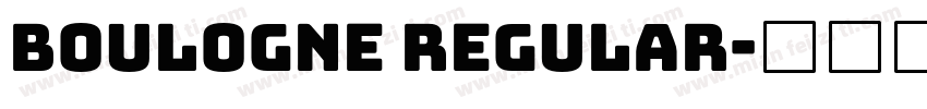 Boulogne Regular字体转换